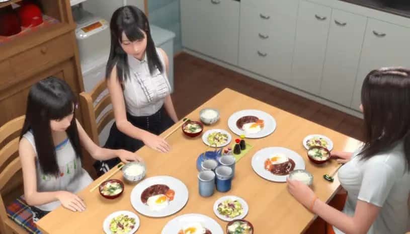 死宅与天使和奇怪的家 角色养成 实机截图 2